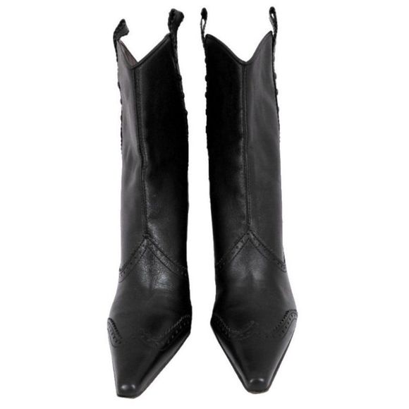 Vintage YVES SAINT LAURENT Haute Couture Ankle Boots - Picture 2 of 8